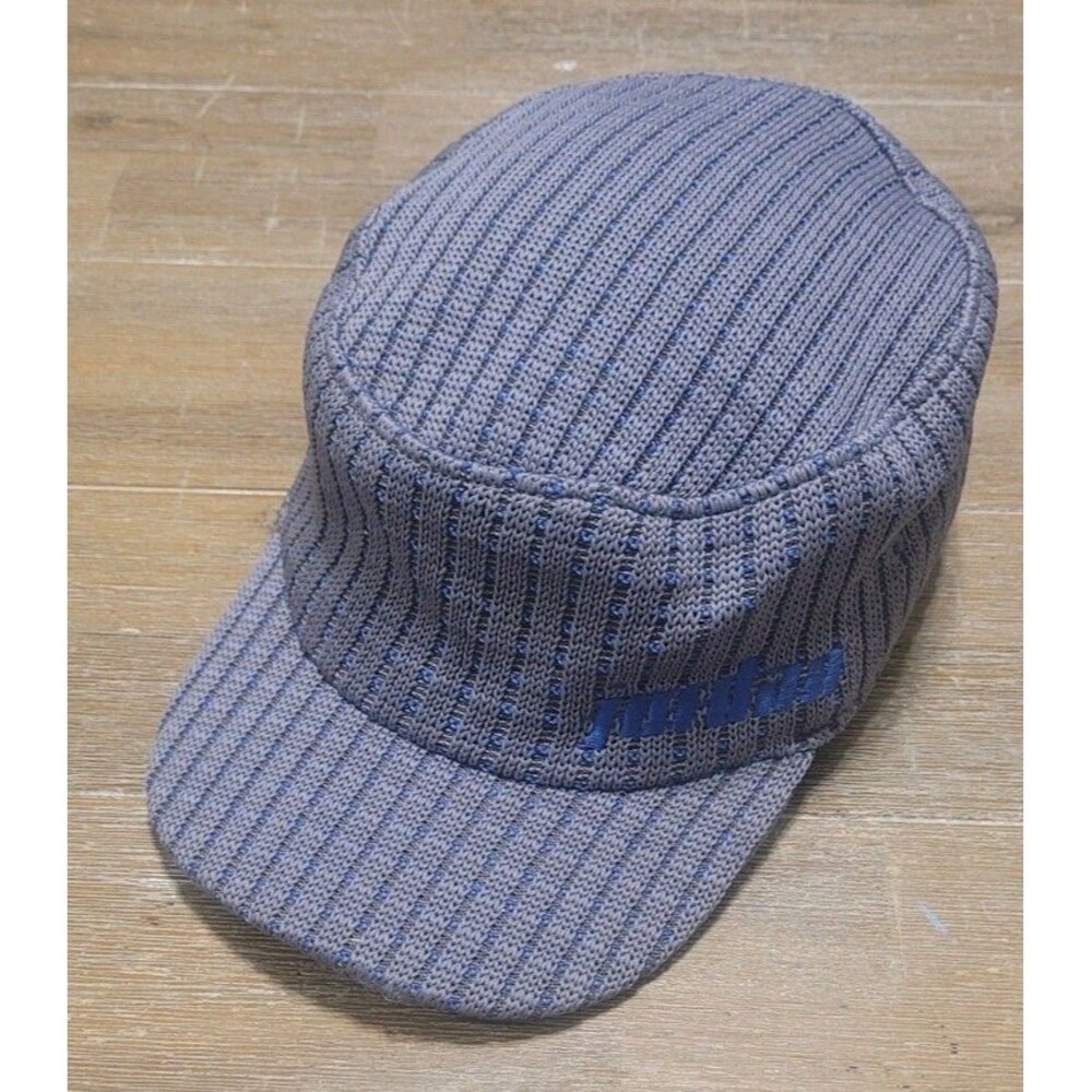 Vintage Air Jordan Gray Cadet Army Hat Cap One Size Fits Most Blue Logo Nike
